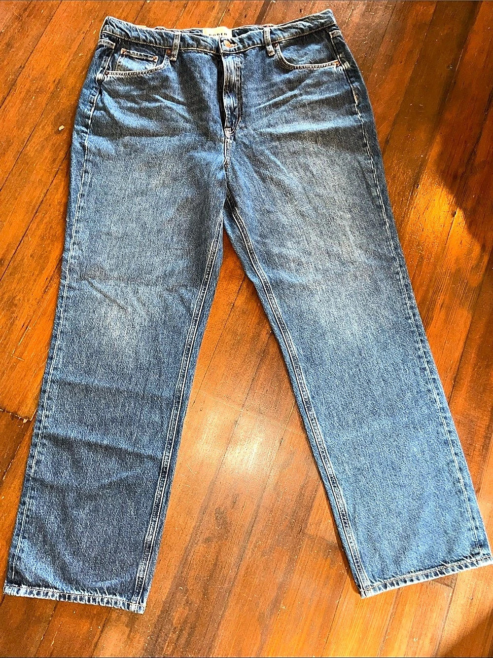 NWT Boden Straight Leg Jeans Waist 33 Long